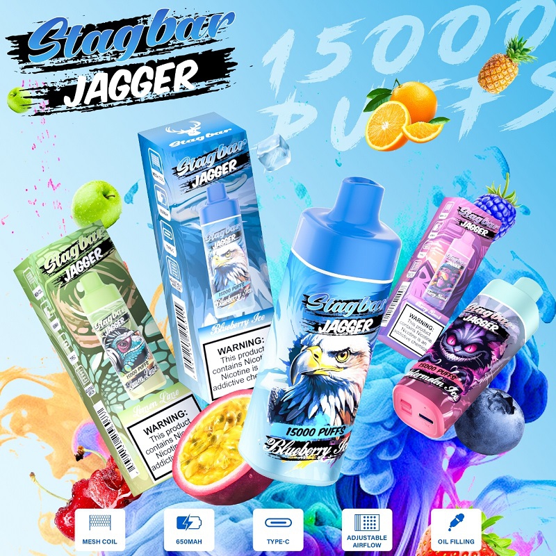 STAG BAR JAGGER 15000 PUFFS